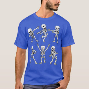 Camiseta Dancing Skeletons Dance Challenge Boys Girl Kids H