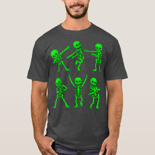 Camiseta Dancing Skeletons Dance Challenge Girl Boys Hallow