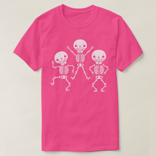 Camiseta Dancing Skeletons Dancer Funny  (Diseño del anverso)