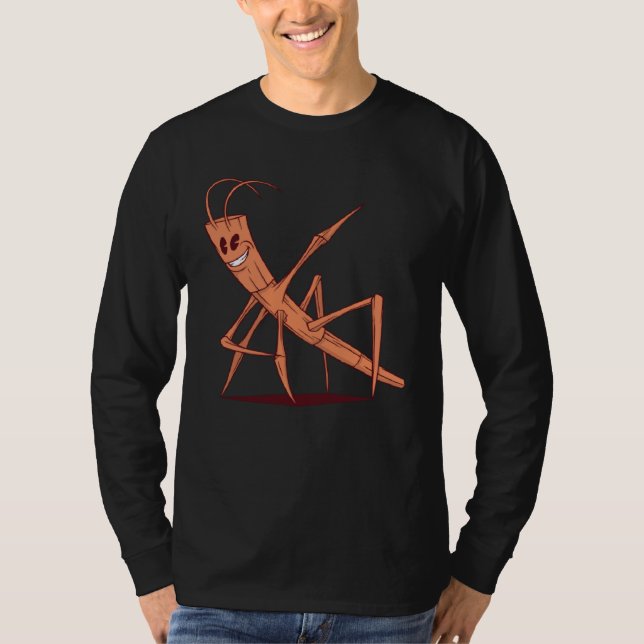 Camiseta Dancing Stick Deterrent Insect Graphic for Men Wom (Anverso)