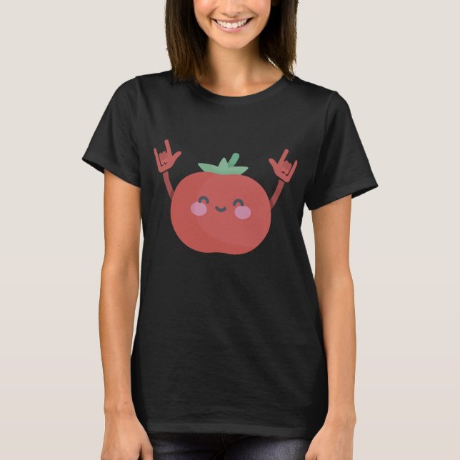 Camiseta Dancing Tomato Funny Vegan Fruit Lover Dance Summe (Anverso)