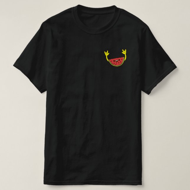 Camiseta Dancing Watermelon - verano de frutas de sandía (Diseño del anverso)