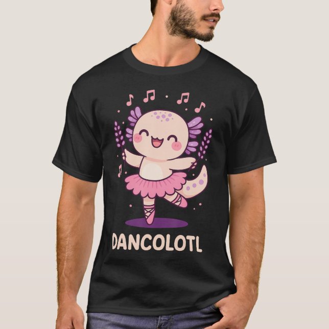 Camiseta Dancolotl Axolotl (Anverso)