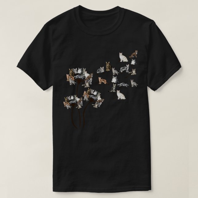Camiseta Dandelion American Shorthair Cat Shirt (Diseño del anverso)