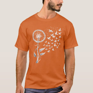 Camiseta Dandelion Birdsattoo enjambre de amigos de Birds S