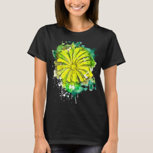 Camiseta Dandelion dandelion flor botánico acuarela suma