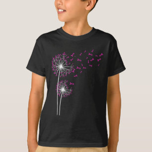 Camiseta Dandelion Faith Hope Love Mama Cancer Awareness