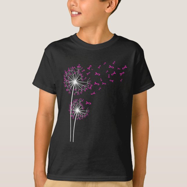 Camiseta Dandelion Faith Hope Love Mama Cancer Awareness (Anverso)