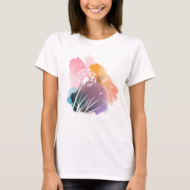 Camiseta Dandelion Flower T-Shirt (Anverso)