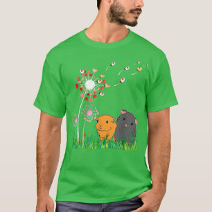 Camiseta Dandelion Guinea Pig Cute Guinea Pig Floral Dandel