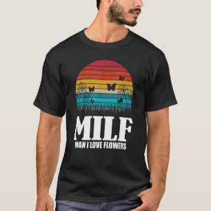 Camiseta Dandelion, mariposas, flores, jardineros, florista