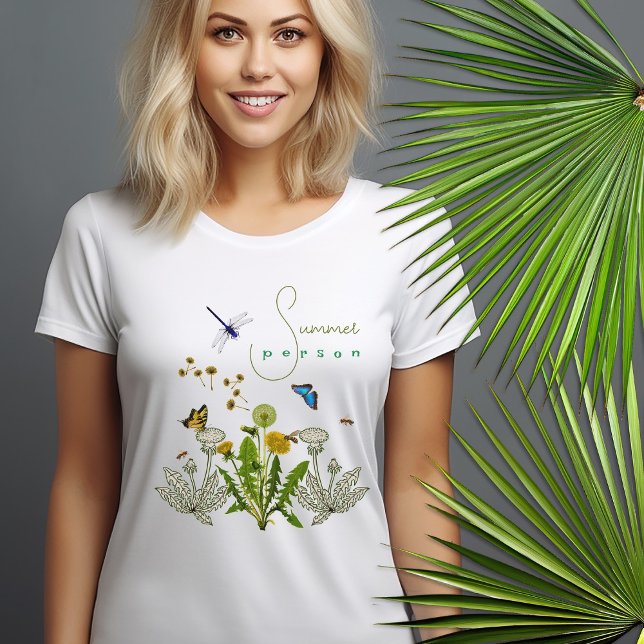 Camiseta Dandelion, persona de verano, beneficiarios de cam (Subido por el creador)