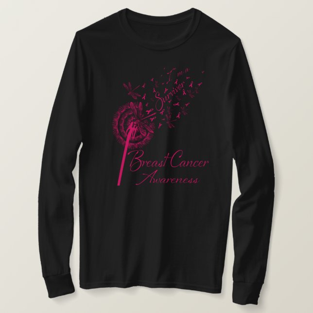 Camiseta Dandelion Soy un superviviente de la conciencia de (Anverso del diseño)