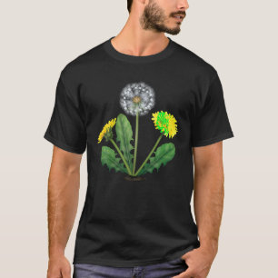 Camiseta Dandelion Tshirt Summer Flower Shirt Love Plants G