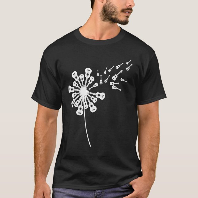 Camiseta Dandelion Ukulele para Ukulele Player (Anverso)