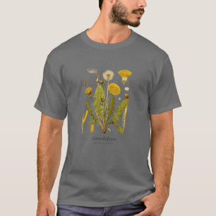 Camiseta Dandelion Vintage Botánico, Herbáltico Gardening G