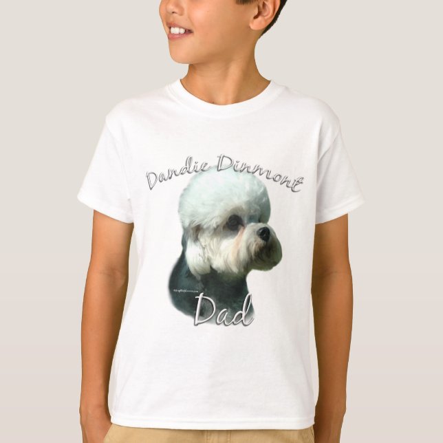 Camiseta Dandie Dinmont Terrier Dad 2 (Anverso)