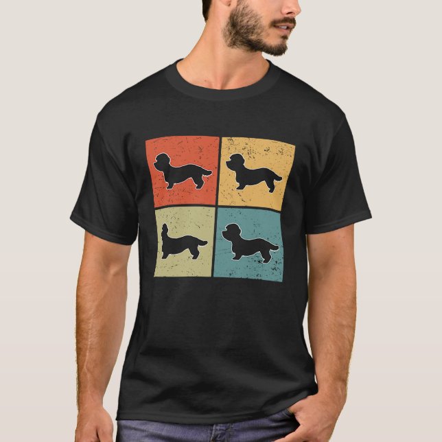 Camiseta Dandie Dinmont Terrier Vintage  2 (Anverso)