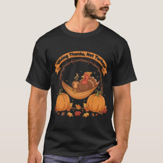 Camiseta Dando Gracias No Pavos – Día de Acción de Gracias 