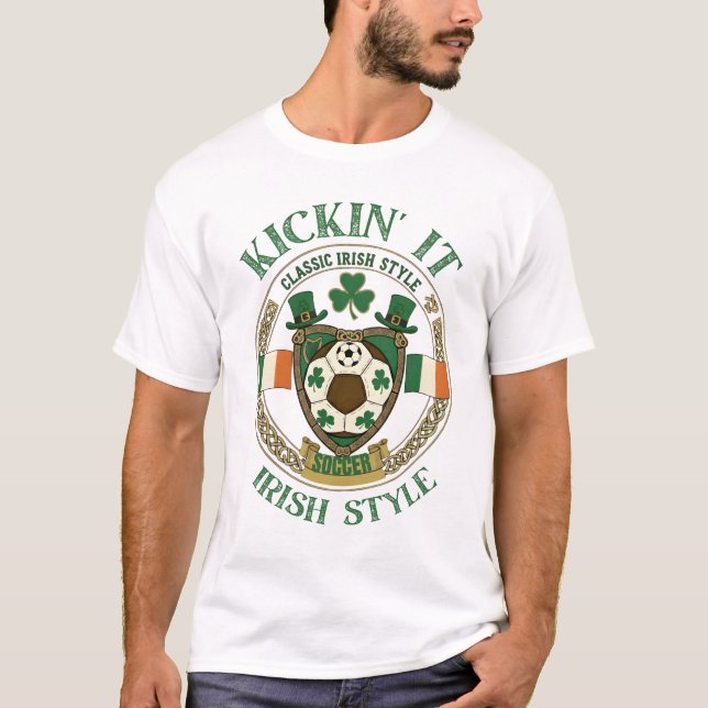 Camiseta Dando Patadas al Estilo Irlandés (Anverso)