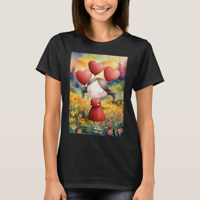 CAMISETA DANDO TODO EL AMOR EN SU CORAZÓN (Anverso)