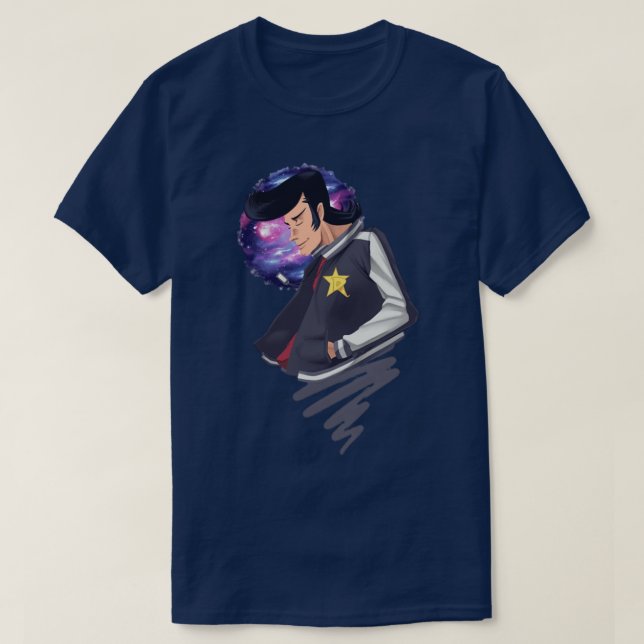 Camiseta Dandy espacial 6 (Diseño del anverso)