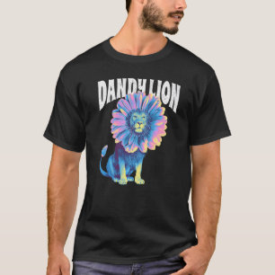 Camiseta Dandy Lion Dandelion Flower Face Pun Graphic Cute