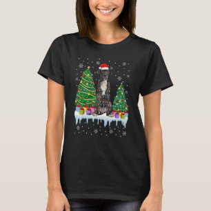 Camiseta Dane Dog Christmas Tree Xmas enciende pipa