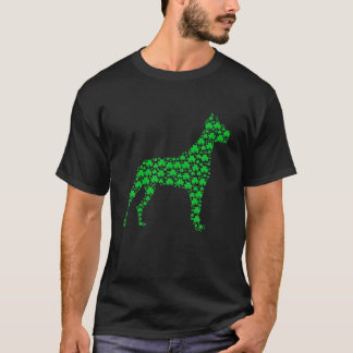 Camiseta Dane Dog Shamrock St.Patrick's Day Puppy Lover