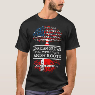 Camiseta danés - americano crecido con las raíces danesas