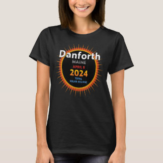 Camiseta Danforth Maine ME Eclipse solar total 2024 2