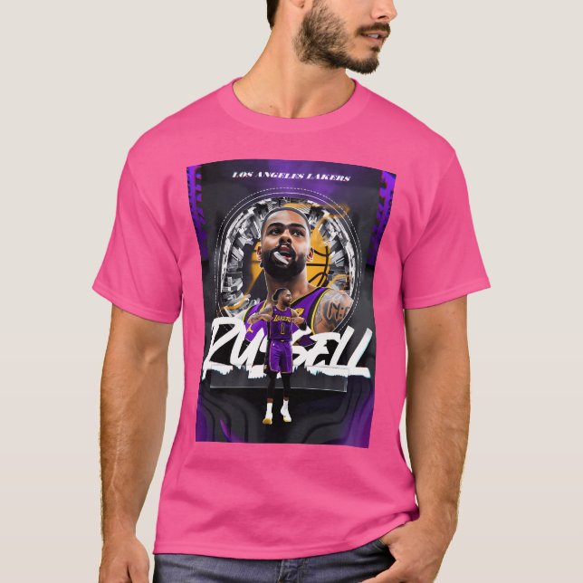 Camiseta D'Angelo Russell Art Basketball (Anverso)