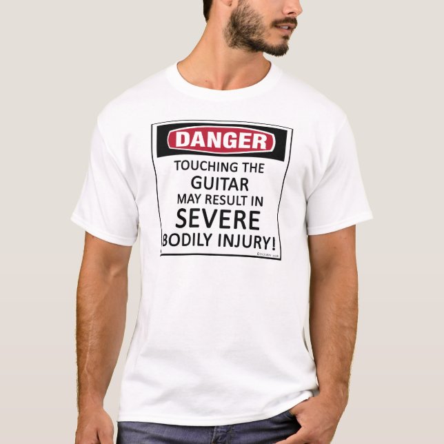 Camiseta Danger Guitar (Anverso)