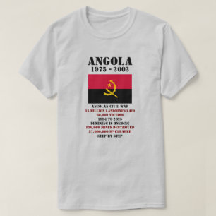 Camiseta Danger Landmines, Angola