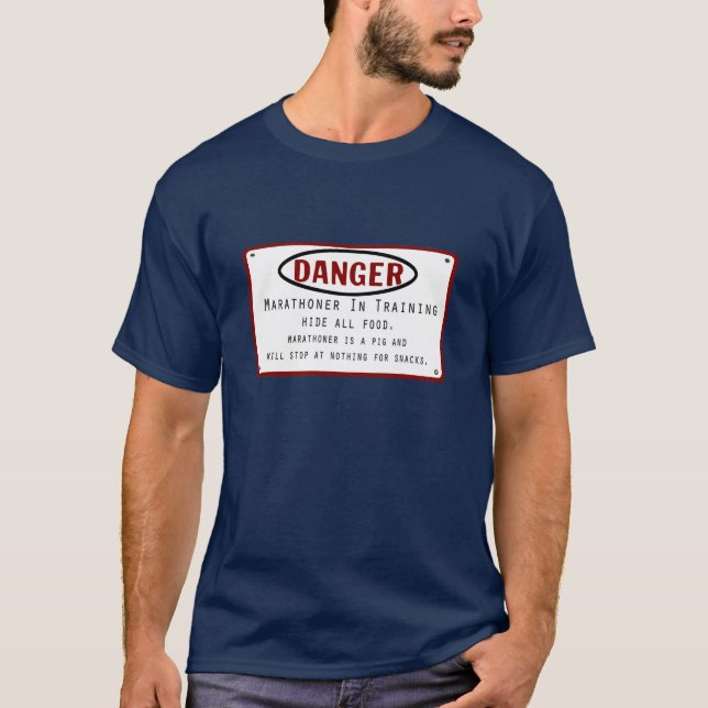 Camiseta Danger Marathoner (Anverso)