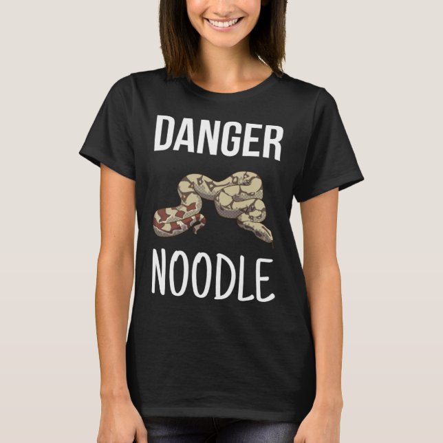 Camiseta Danger Noodle  Herpetologist Ophidian Snake (Anverso)