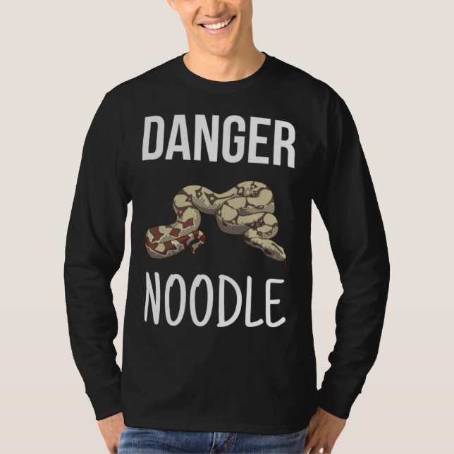 Camiseta Danger Noodle  Herpetologist Ophidian Snake (Anverso)