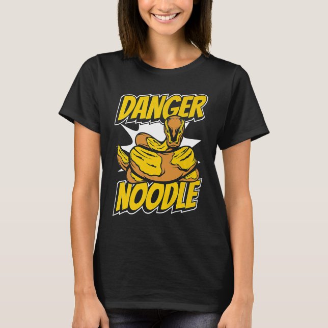 Camiseta Danger Noodle Snake Owner Snake  Banana Ball Pytho (Anverso)