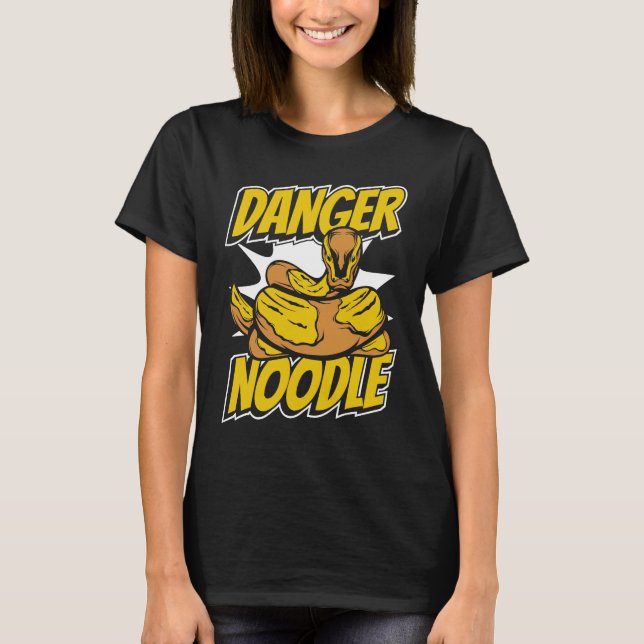 Camiseta Danger Noodle Snake Owner Snake  Banana Ball Pytho (Anverso)