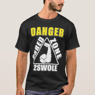 Camiseta Danger Shred Zone Fitness Workout Gym