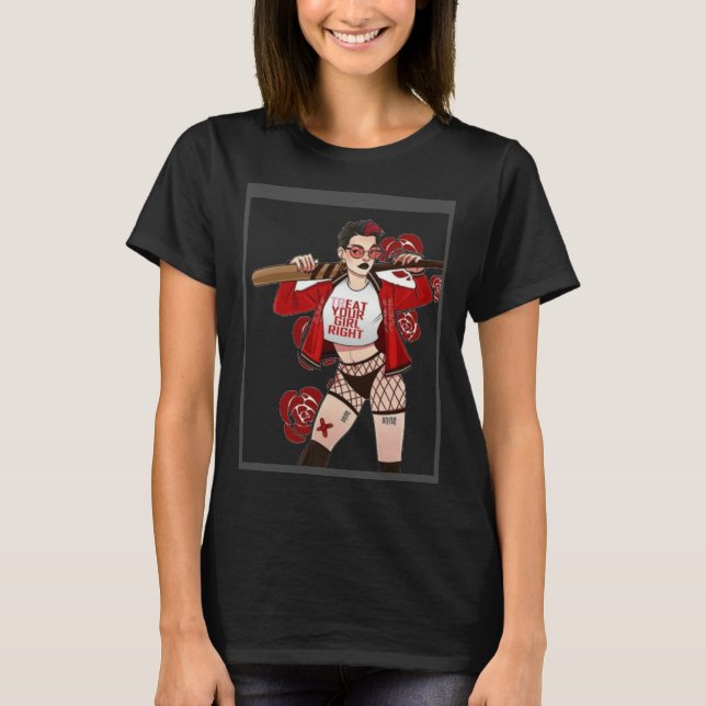 Camiseta Dangerous woman print (Anverso)