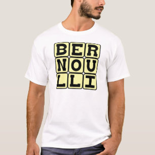 Camiseta Daniel Bernoulli, del principio de Bernoulli