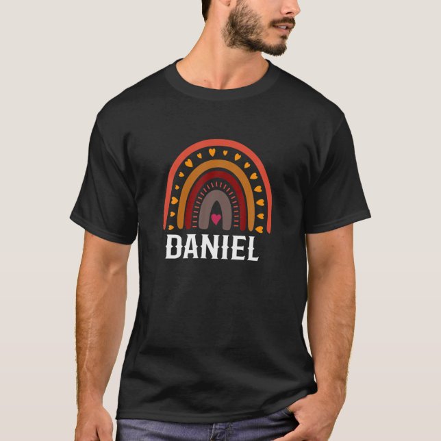 Camiseta Daniel Colorous Rainbow Funny Hombres / Boy / Baby (Anverso)
