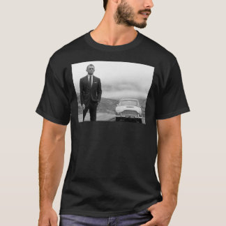 Camiseta Daniel Craig, negro y blanco, clásico de arte vint
