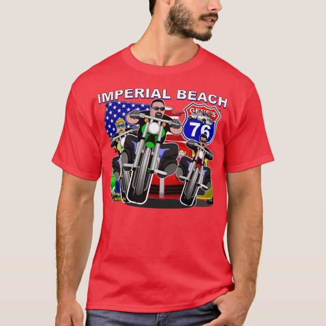 CAMISETA "DANIEL GOYCOCHEA" GENE 76, PLAYA IMPERIAL, CA (Anverso)