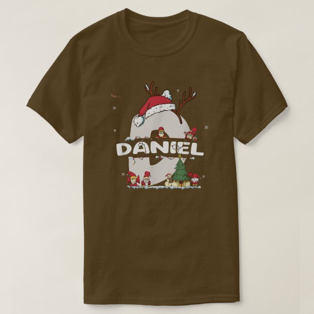 Camiseta Daniel Navidades con Daniel Name para divertidas n (Diseño del anverso)
