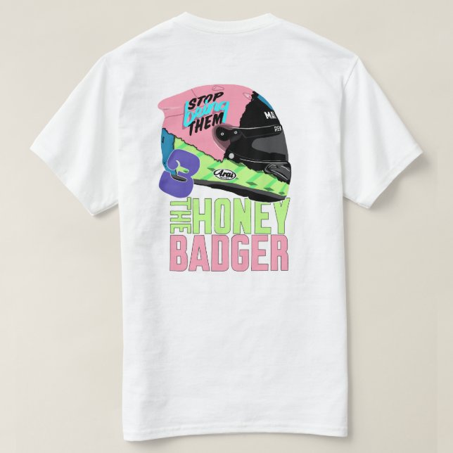 Camiseta Daniel Ricciardo | Dejar De Ser Su Casco (Reverso del diseño)