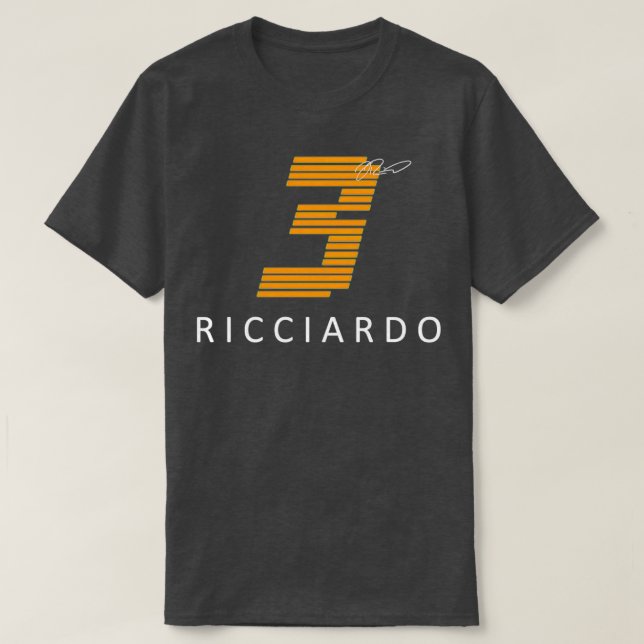 Camiseta Daniel Ricciardo Graphic Dark (Diseño del anverso)