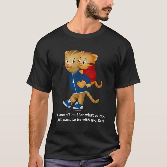 Camiseta Daniel Y Dad Tiger Dark Shirt (Anverso)