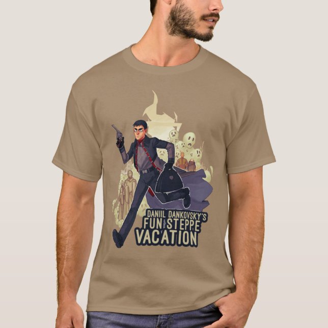 Camiseta Daniil Dankovskys Fun Steppe Vacation Pathologic (Anverso)